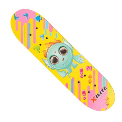 China Large Cartoon Balance Printed Kids Skateboard Four Wheel Scooter Products OEM Simple Innovative Kids Skateboard for sale