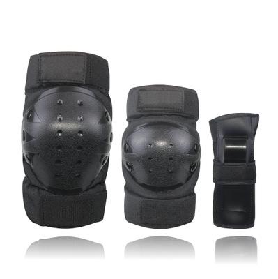 China Kids Black Stylish Skate Protective Use In Gym Knee Pads Scooter Kids Use Thick Protective Pads Pad for sale