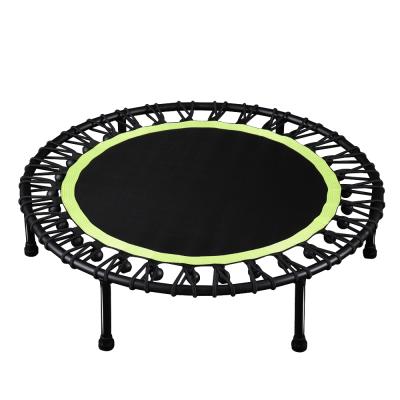 China Protective Net 40 Inch Mini Trampoline Folding Trampolines Park For Adults Fitness Kids Indoor Outdoor Play for sale