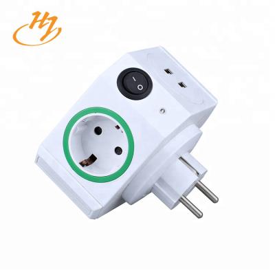 China Desktop Use Huijun Brand China Manufacturer Hot Sale Eu Type Vertical Socket for sale