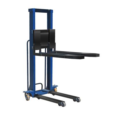 China Stores 1000kg 500kg 300kg Construction Material Portable Electric Forklift Truck Electric Stacker Lift for sale