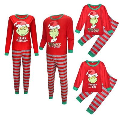 China Breathable Crowds Printed Family Holiday Pajamas Christmas Boys And Girls Matching Pajamas 2 Piece Pajamas For Family for sale