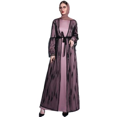 China Best Selling Long Robe Monsoon Robe Muslim Islamic Clothing Women Elegant High Quality Modern Casual Print Islamic Clothing for sale