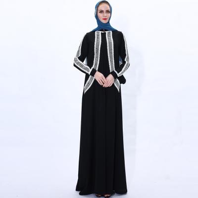 China Casual Modern Cheap Chiffon Long Sleeves Dresses Long Dresses Traditional Arab Muslim Dresses Women Muslim Clothing for sale