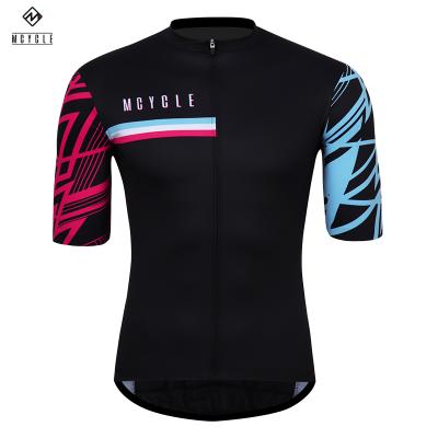 China Antibacterial Custom Full Zipper Sublimation Quick Dry Recycling Tops Jersey Bike Wear for sale