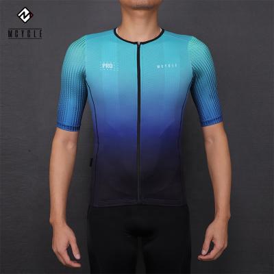 China High-wicking Mcycle Antibacterial Quick Dry Sublimation Sprinting Tank Top Bike Cycling Shirt for sale