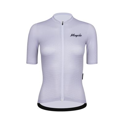 China Breathable Womens Cycling Tank Tops With Short Sleeves , Girls Bike Short Sleeves With Three Pockets for sale