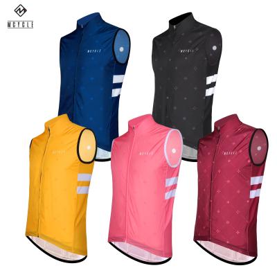 China Windproof Running Bicycle Cycling Reflective Sleeveless Pro Vest Antibacterial Mens High Vest for sale