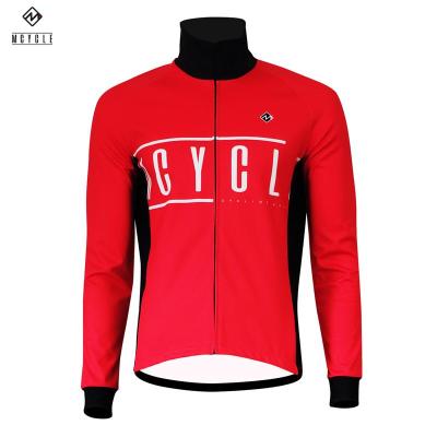 China Long Sleeve Snow Water Breathable Windproof Reflective Firewall Winter Cycling Cycling Jacket for sale