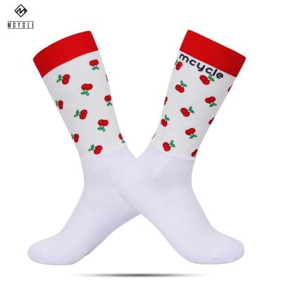 China Antibacterial Professional Cycling Socks Sport Socks Anti Slip Sublimation Working Cycling Sock for sale