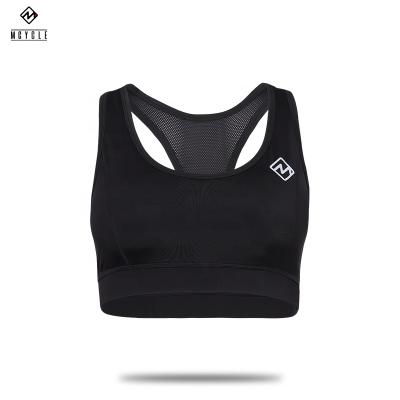 China Wholesale Breathable Sports Breathable Quick Dry Running Bra Women Cross Back High Support Yoga Sports Red Bra Quantity Fitness Shirts for sale