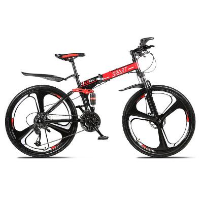 China Popular Manufacturer Mountain Bike Double Speed ​​Double Shock Absorber Folding Cross Country Variable Mountain Bike for sale