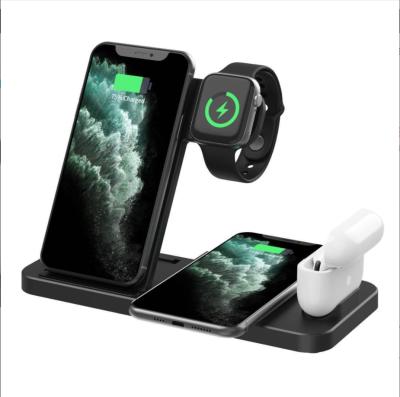 China Popular the new four-in-one multi-functional wireless charger is suitable for Apple mobile phone watch headset for sale