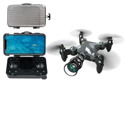 China Mini Folding Drone Headless Luggage Camera Mode 720P HD Drone Aerial Photography Remote Control Aircraft with App Control for sale