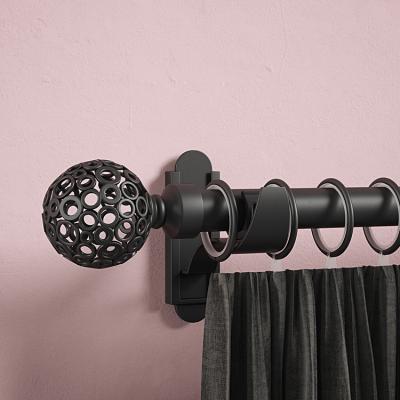 China Easy To Fit Rothley Wholesale Metal Curtain Finials And Accessory Curtain Rod Set For Windows Curtain Finials for sale