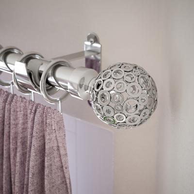 China Easy To Fit Rothley Bedroom Curtain Custom Acrylic Diamond Finials For Decoration Accessories Fancy Curtain Rod Curtain Finials for sale