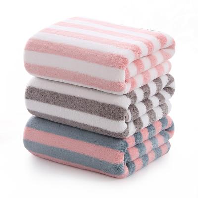 China OEM Custom QUICK DRY 100% Polyester Printed Flannel Plaid Fleece Coral Fabric For Baby Blanket for sale