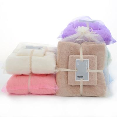 China 70 x 140 cm Hypoallergenic Coral Fleece Oversized Extra Large Super Soft Bath Towels for sale