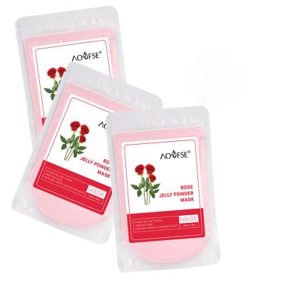 China Rose Petal Soft Powder Jelly Face Mask Hydraulic Jelly Face Mask Rose Petal Soft Powder Jelly Face Mask Organic Skin Care Whitening Moisturizer Moisturizer for sale