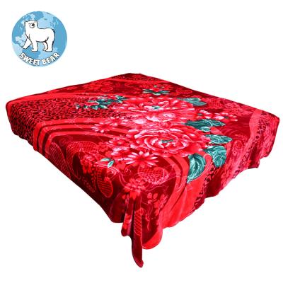 China Anti-pilling Super Soft High Quality Raschel Blanket for sale