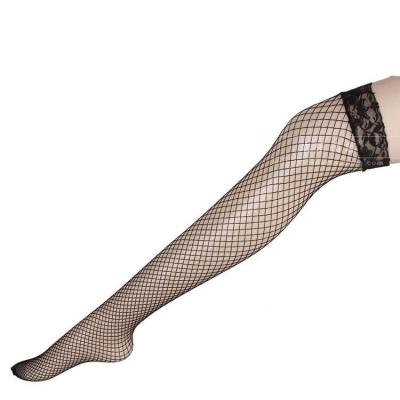 China Antibacterial Sex Tube Foot Fish Net Custom Silk Thigh High Japan Stockings for sale