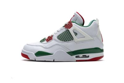 China Tonyshoes - Air Jordan 4 Retro White Green Red AQ3816-063 for sale