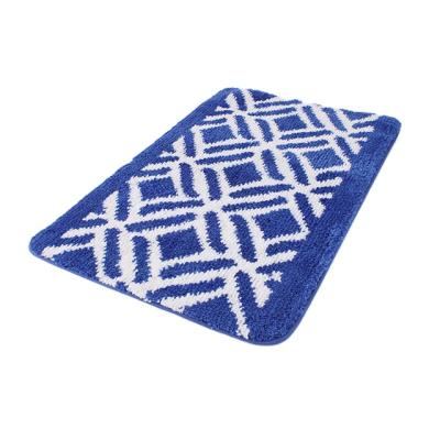 China Large Size Bath Mat Home And Hotel Microfiber Tape Washable Soft Modern Pattern Anti Slip Sets for sale