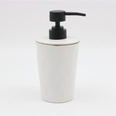 China Wholesale Manufacturer Viable Ceramic Lotion Dispenser Ceramic Bathroom Faucet Accessories Set for sale