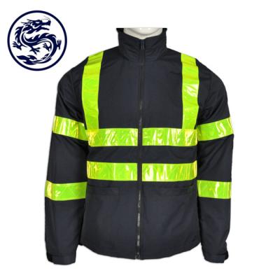 China SEDEX FAMA Factory RPET Breathable Plastics Recycle RPET Plastics Design Your Own 3M Reflective Working Windproof Jacket for sale