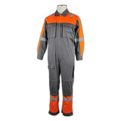 China 2022 Protective Offshore Safety Overalls Cotton Factory Price Reflective Plus Size Coverall for sale