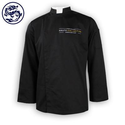 China restaurant & Bar Customize Professional OEM Dragon Uniform Factory Restaurant Restaurant Uniform With Custom Logo Style Western Chef Uniform For Unisex for sale