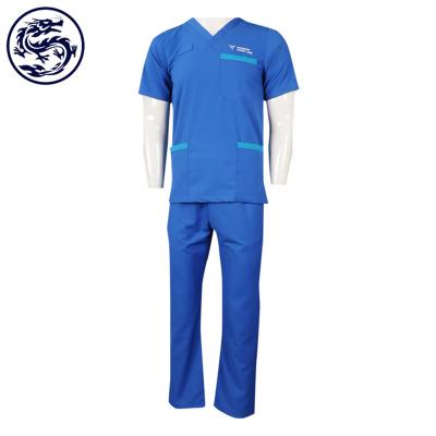 China Hospital All Custom Fashion Design Dental Male Hospital Uniforms Fast Delivery Male Nurse Uniform for sale