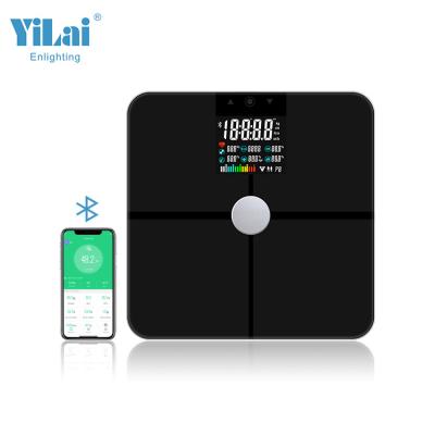 China Support 8 Users High Accuracy Memory Weighing Scales Supplies Load Cell Glass Platform Digital Accurate Weighing Scales for sale