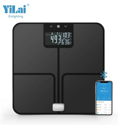 China Bathroom Fat Scales Maximum Capacity 180kg 396Lb Tempered Glass Platform Digital ScaleBody Human Weighing Scale for sale