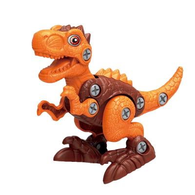 China Diy Assembly Dinosaur DIY Building Block 32 PCS To Take One Piece Dinosaur Educational Toys Christmas Gifts for sale