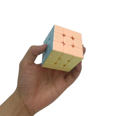 China Educational Toy MoYu Meilong 3C macaroon 3x3 color cube puzzle for kids for sale