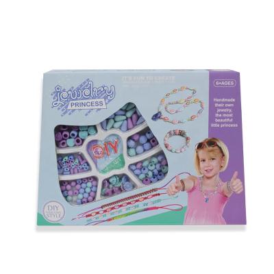 China Wholesale Kids Acrylic Girls DIY Acrylic Beads Set Letter Beads With EN71 Certificate for sale