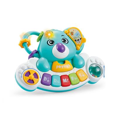 China Baby Toy Funny 18 Month+ Musical Piano Keyboard Sensory Toy with Light and Music Koala Plastic Toys for sale