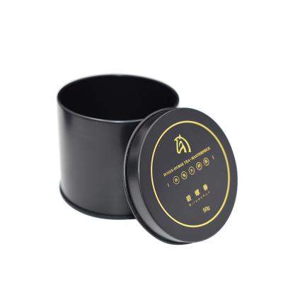 China Airtight Decorative Round Tea Packaging Metal Tin Box for sale