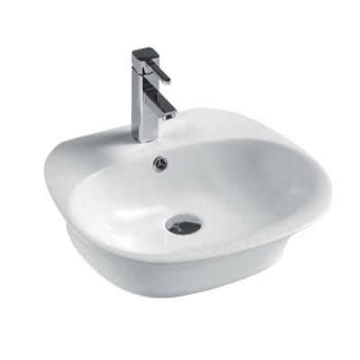 China New Popularity Hot Sale Modern Bathroom Top Bathroom Ceramic Wash Basin Sink Countertop for sale