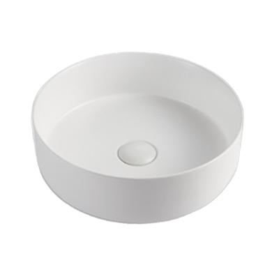 China Modern Luxury Round Hand Wash Basin Table Top Wash Basin Ceramic Hotel Bathroom Sink for sale