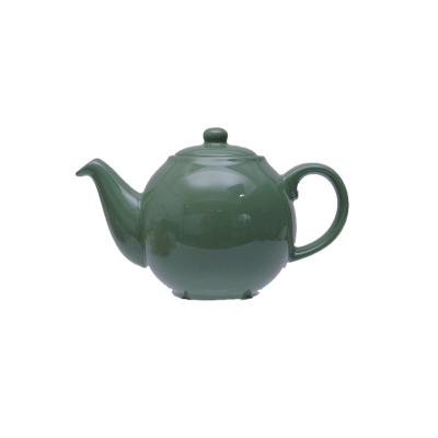 China Cheap Ceramic Herb Green 500ml Afternoon Tea Cup Teapot Set Viable Professional Manufacturing for sale