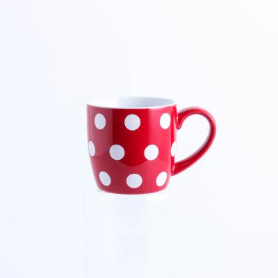 China Viable Wholesale Ceramic Christmas Mug Enamel Camping Water Tea Coffee Mugs Set for sale