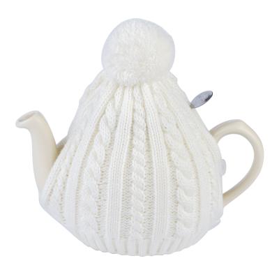 China Factory Sustainable Sale Various Color Household Knitted Cozy Cup Sweater Coffee Teapot Cloth for sale