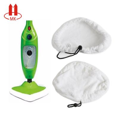 China Durable Microfiber Home Floor Steam Cleaner Mop Pad For Steam Cleaning Clothes H2O Steam Mop Head Replacement Mop Pad X5 for sale