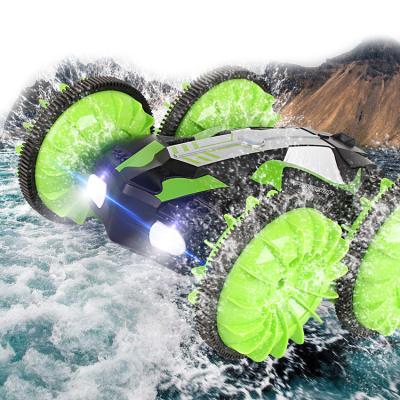 China RC Hobby Wholesale 1/16 RC 2.4Ghz 6CH Amphibious Vehicle Waterproof Off-Road Car Toys For Children Kids for sale