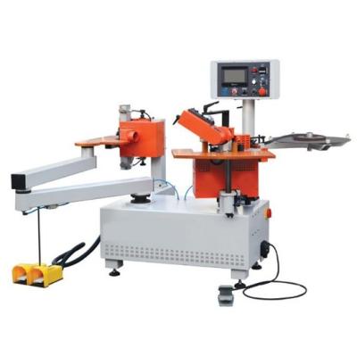 Cina Double Folding Arm curved Edge Bander Automatic Cnc Straight And Curved Line in vendita