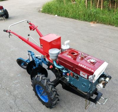 China Water Cooling 2 Wheel Walking Tractor 20hp 22hp Diesel Motocultor zu verkaufen