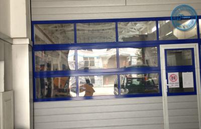 China Inserted Electric Garage Doors With Windows , Folding Garage Door for sale