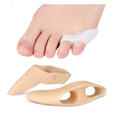 China Toe Spacer Straightener Spreader Silicone Toe Hammer Toe Gel Pinky Toe Separator For Friction for sale